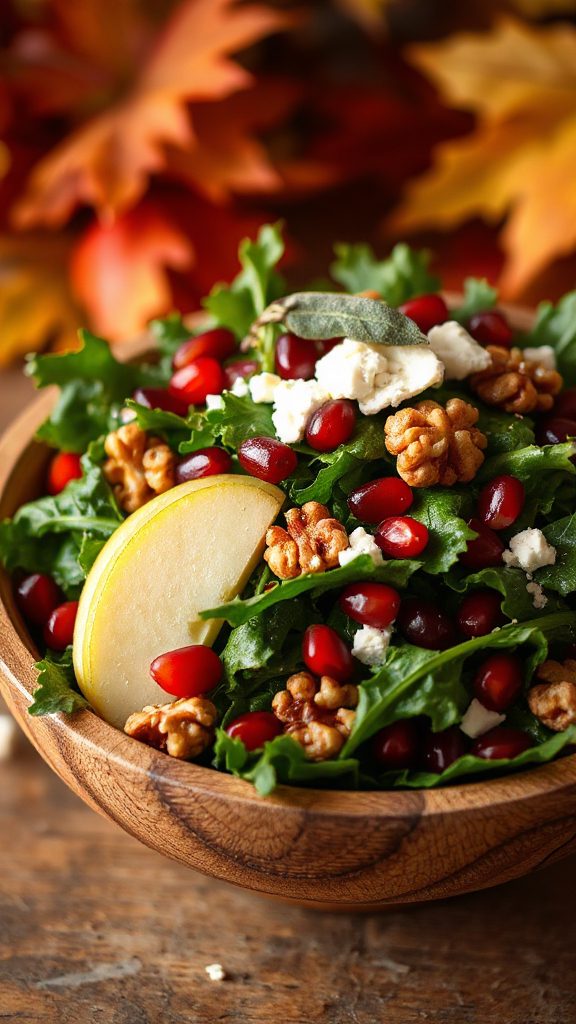 autumn flavor salad delight