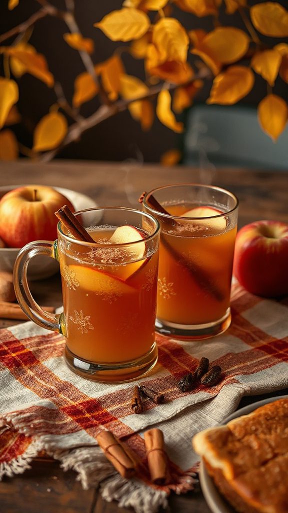 autumn flavored spiced rum cocktail autumn flavored spiced rum cocktail