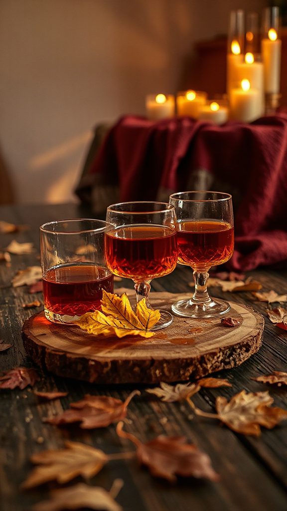 autumn flavors in cocktails