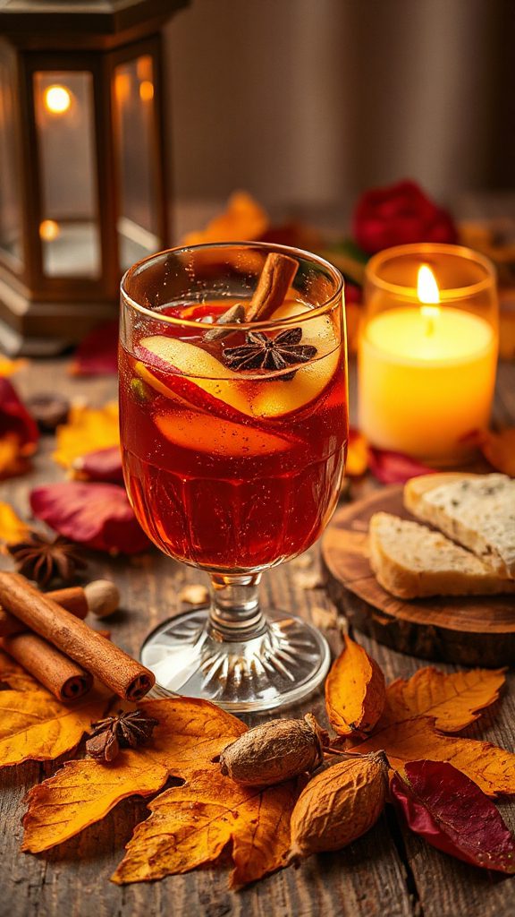 autumn flavors in spritzer