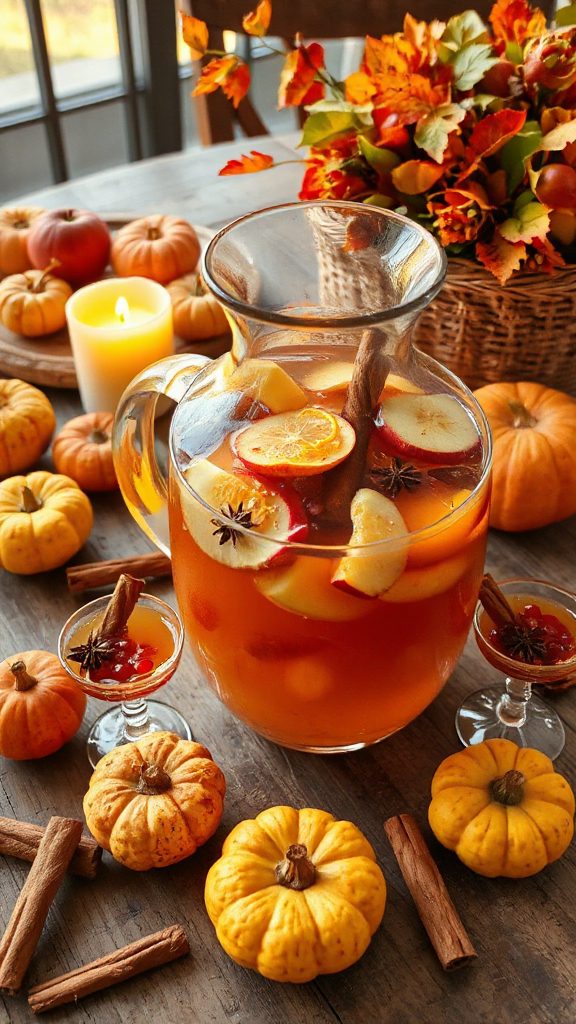 autumn fruit and wine delight