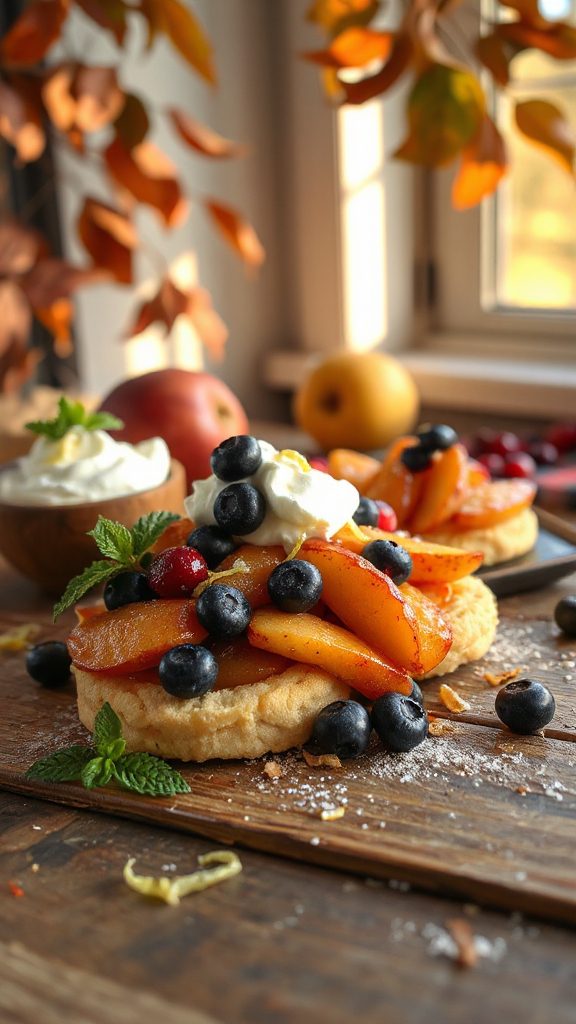 autumn fruit biscuit shortcakes autumn fruit biscuit shortcakes