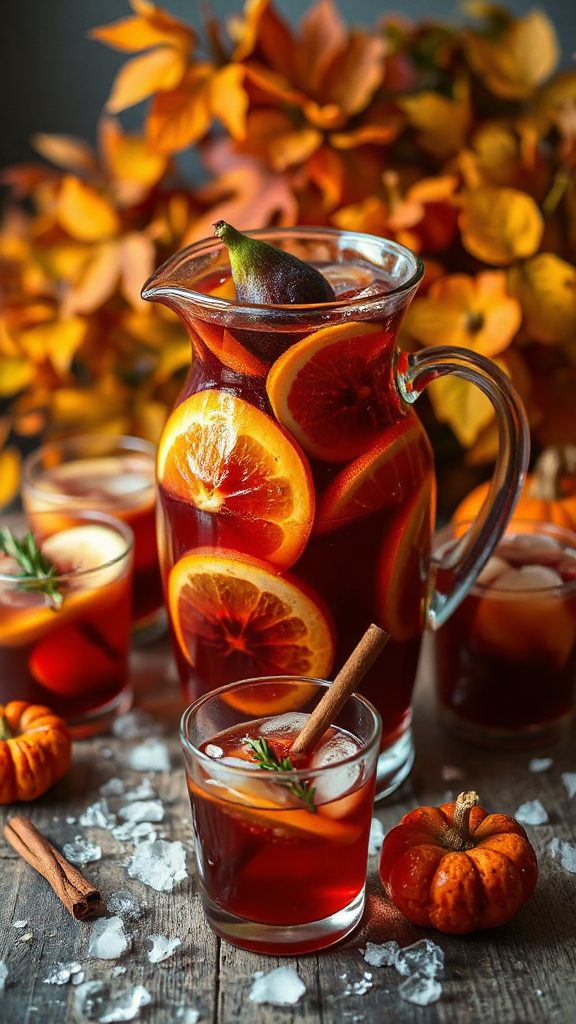 autumn fruit cocktail delight