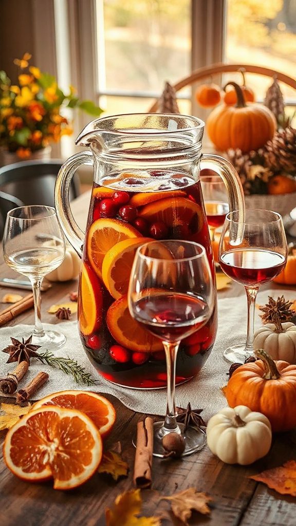 autumn fruit infused sangria recipe