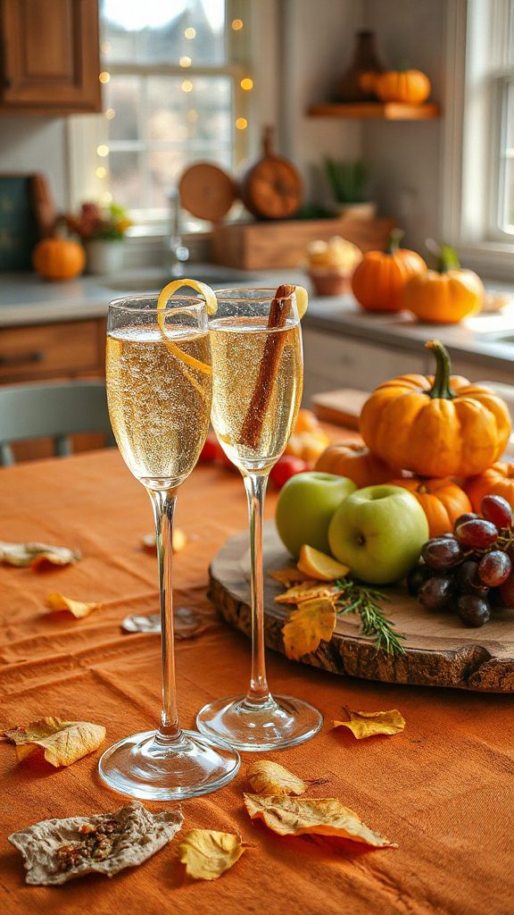 autumn harvest sparkling mimosa