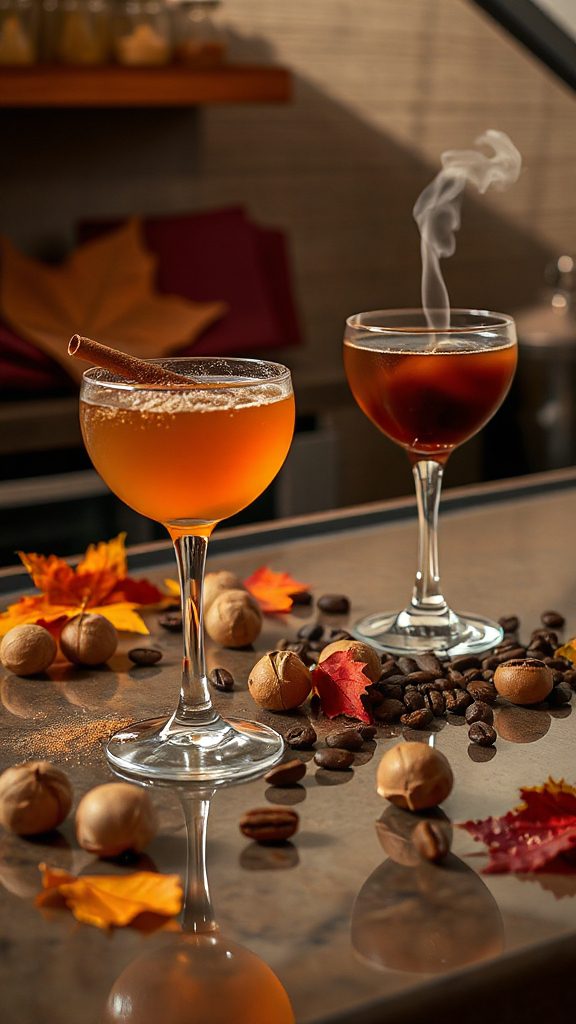 autumn hazelnut coffee cocktail