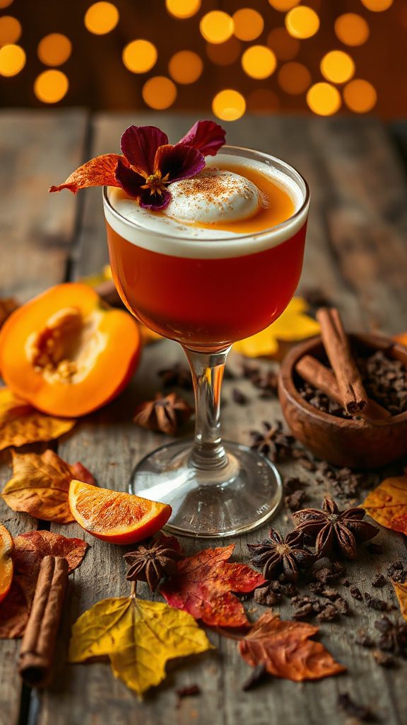 autumn herbal cacao beverage