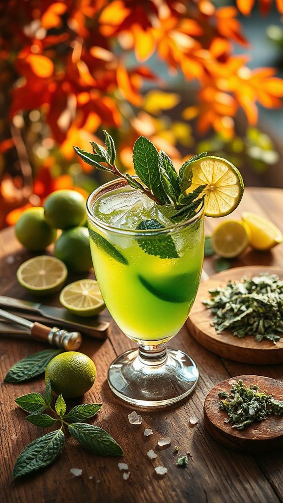 autumn infused mojito cocktail recipe autumn infused mojito cocktail recipe