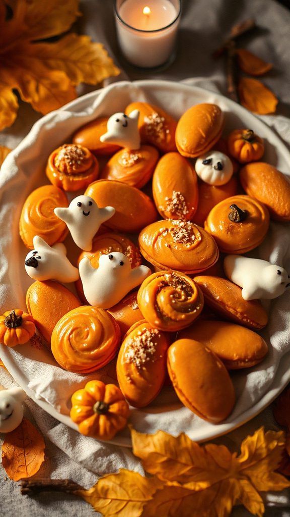 autumn inspired almond treats