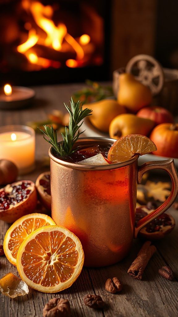 autumn inspired amaretto cocktail