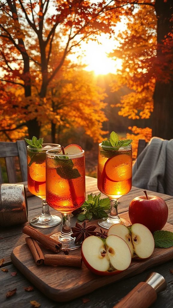 autumn inspired apple cocktail recipe