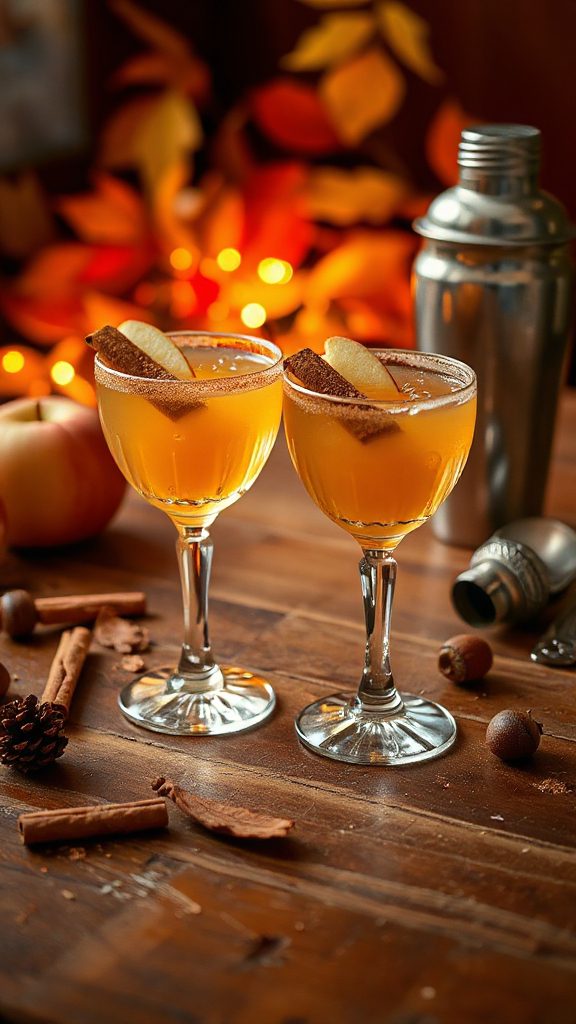 autumn inspired apple jack cocktail autumn inspired apple jack cocktail