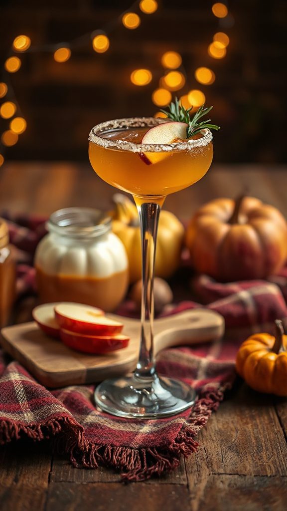 autumn inspired apple margarita