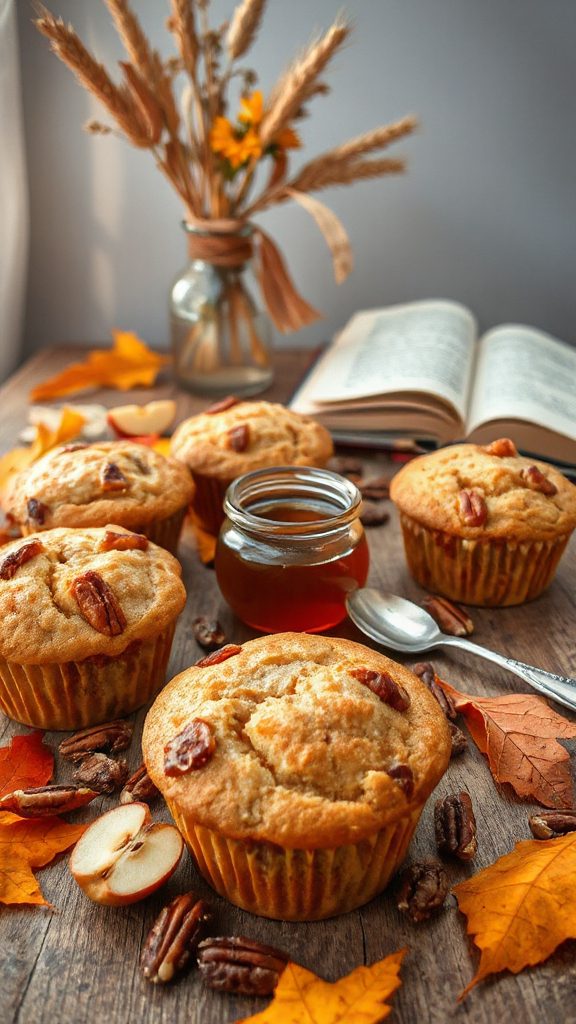 autumn inspired apple muffins