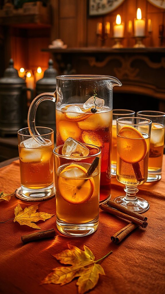 autumn inspired bourbon cocktail recipe