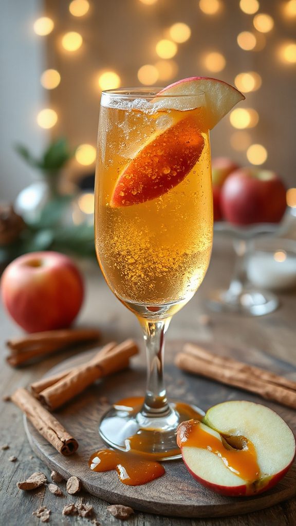 autumn inspired caramel apple cocktail