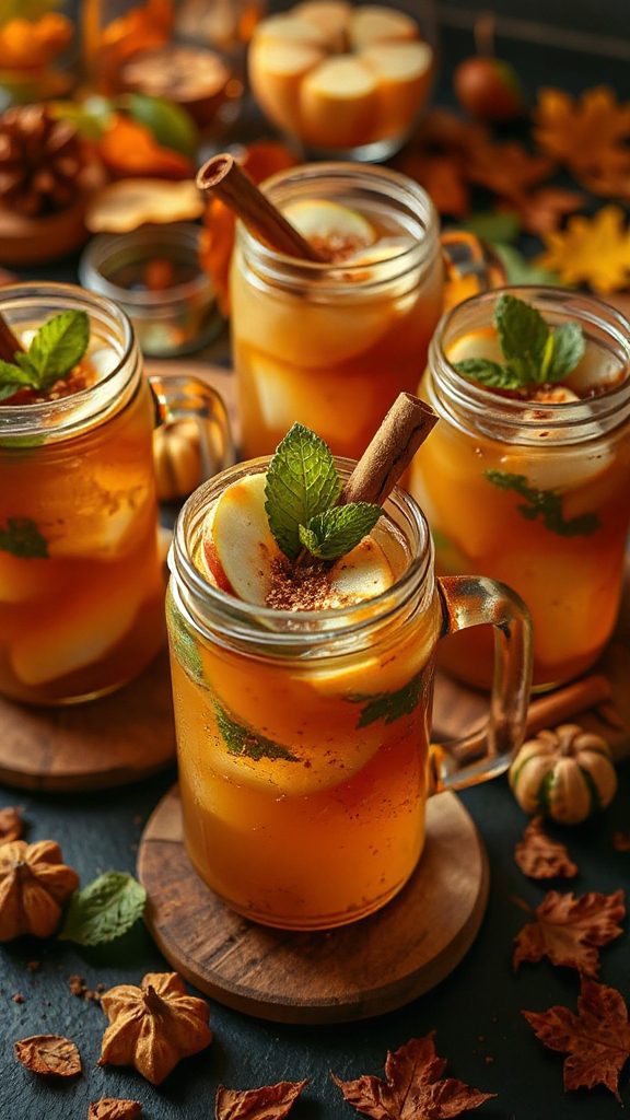 autumn inspired caramel apple cocktail