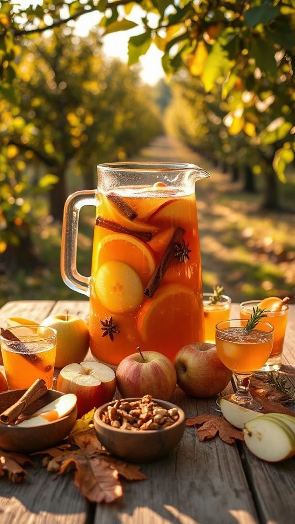 autumn inspired cider sangria recipe