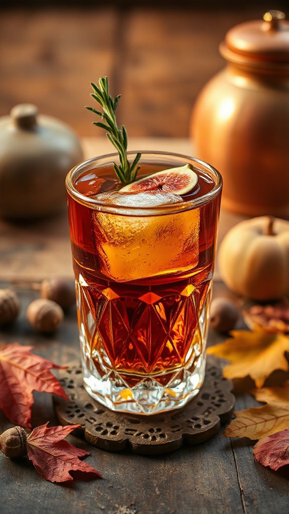 autumn inspired classic cocktail autumn inspired classic cocktail