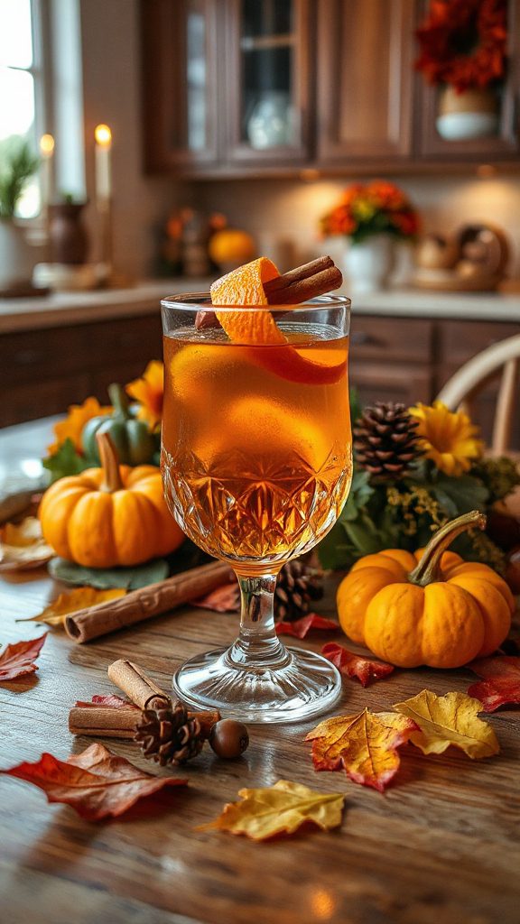 autumn inspired cocktail delight