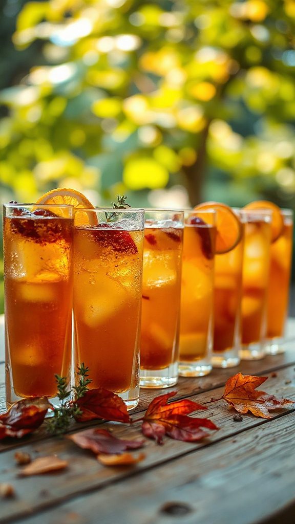 autumn inspired cocktail variations