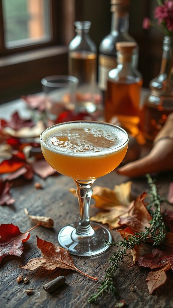 autumn inspired creamy cocktail