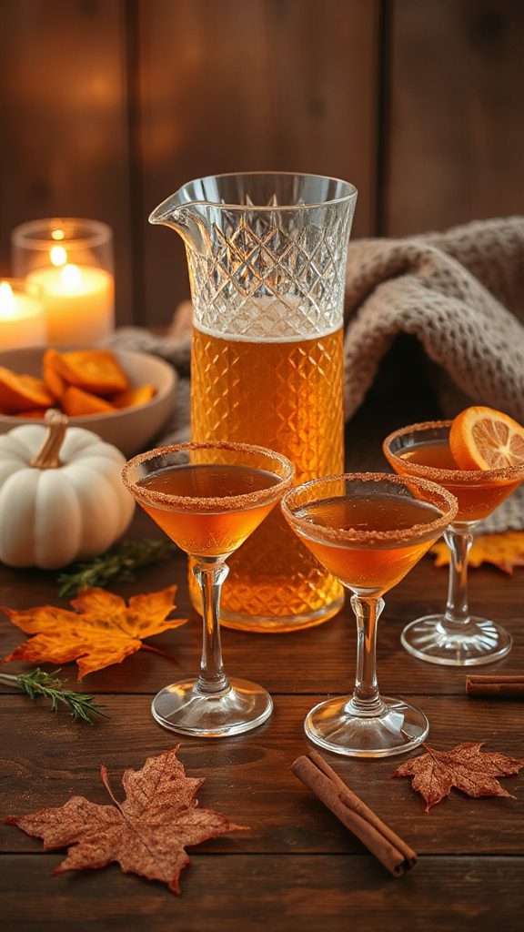 autumn inspired creamy cocktail