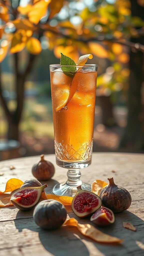 autumn inspired fig cocktail recipe autumn inspired fig cocktail recipe