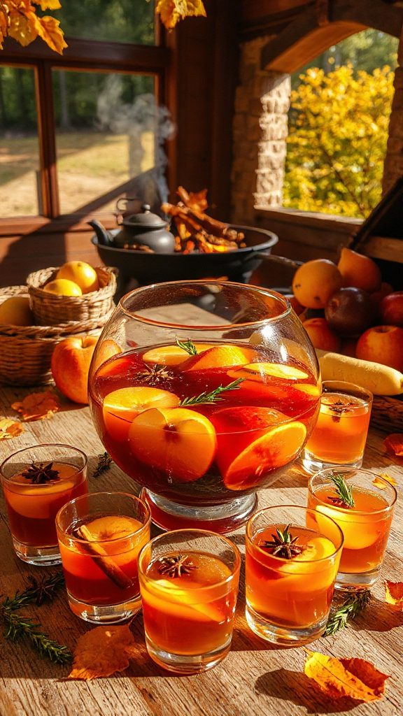 autumn inspired fruity beverage