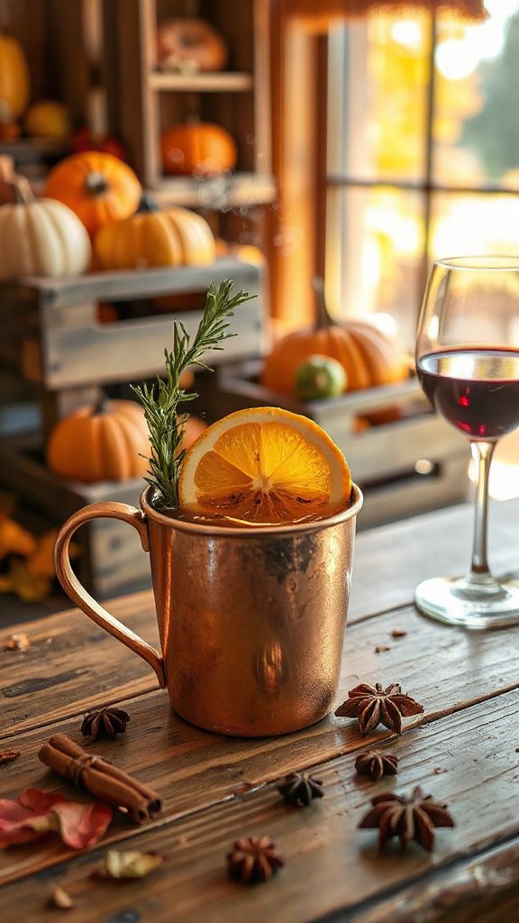 autumn inspired grappa cocktail recipe