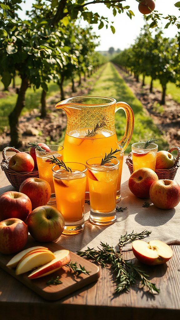 autumn inspired herbal cocktail recipe