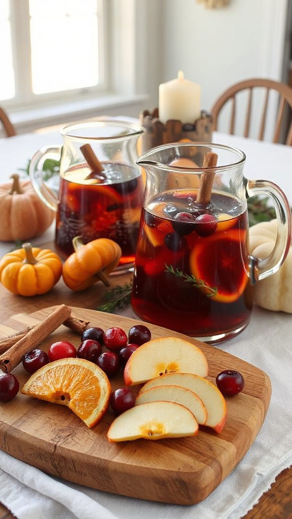 autumn inspired honeycrisp sangria