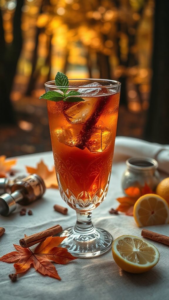 autumn inspired maple bourbon cocktail autumn inspired maple bourbon cocktail