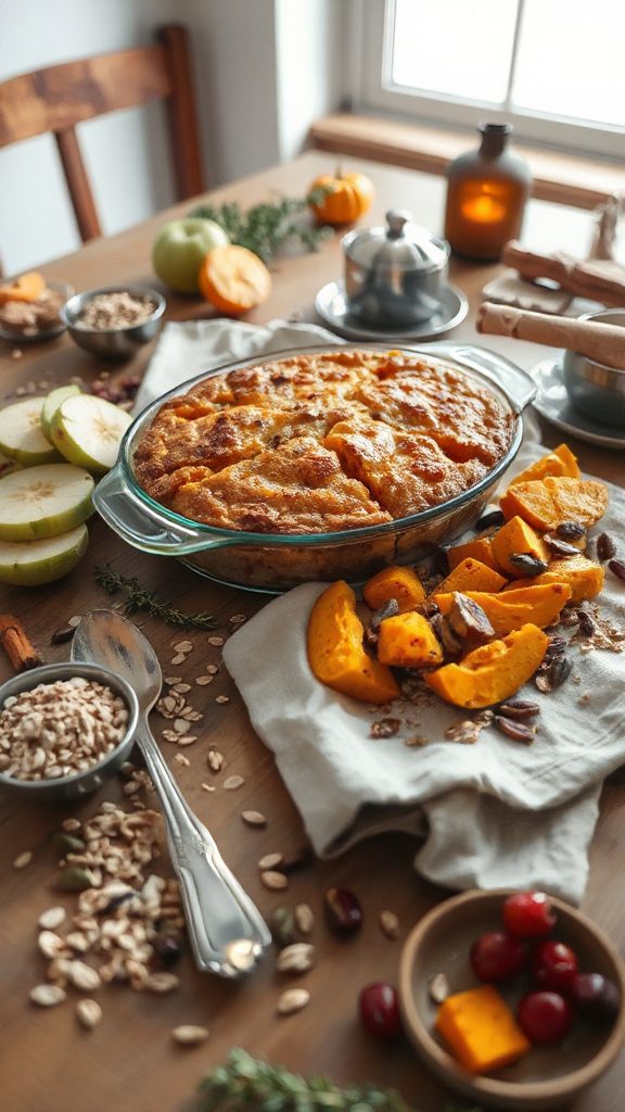 autumn inspired oatmeal bake recipe autumn inspired oatmeal bake recipe