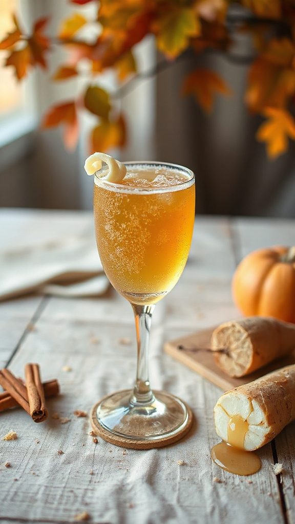 autumn inspired parsnip cocktail
