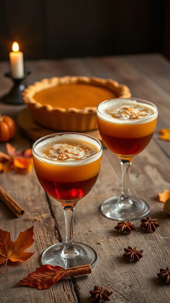 autumn inspired pumpkin cocktail delight