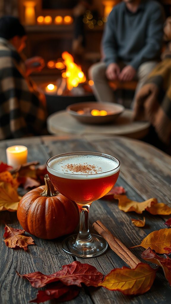 autumn inspired pumpkin cocktail recipe