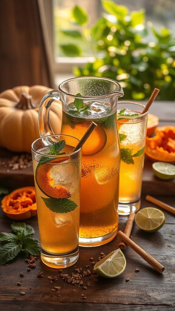 autumn inspired pumpkin mojito recipe