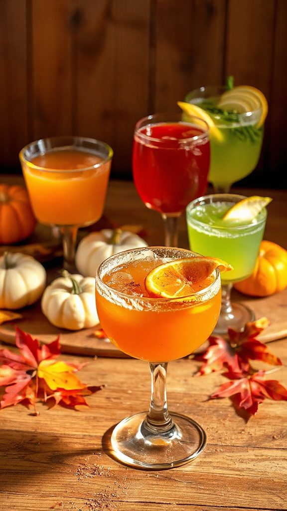 autumn inspired pumpkin spice cocktail
