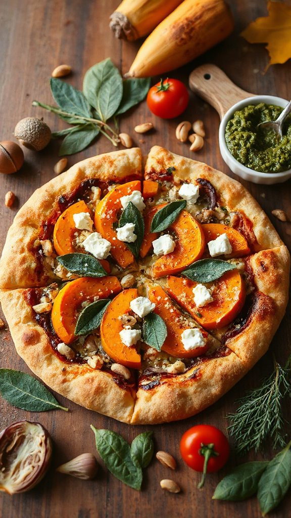 autumn inspired savory pizza delight autumn inspired savory pizza delight