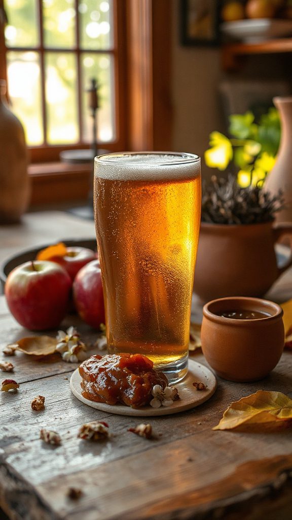 autumn inspired sparkling cocktail autumn inspired sparkling cocktail