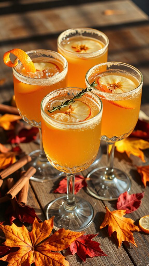 autumn inspired sparkling cocktail recipe autumn inspired sparkling cocktail recipe