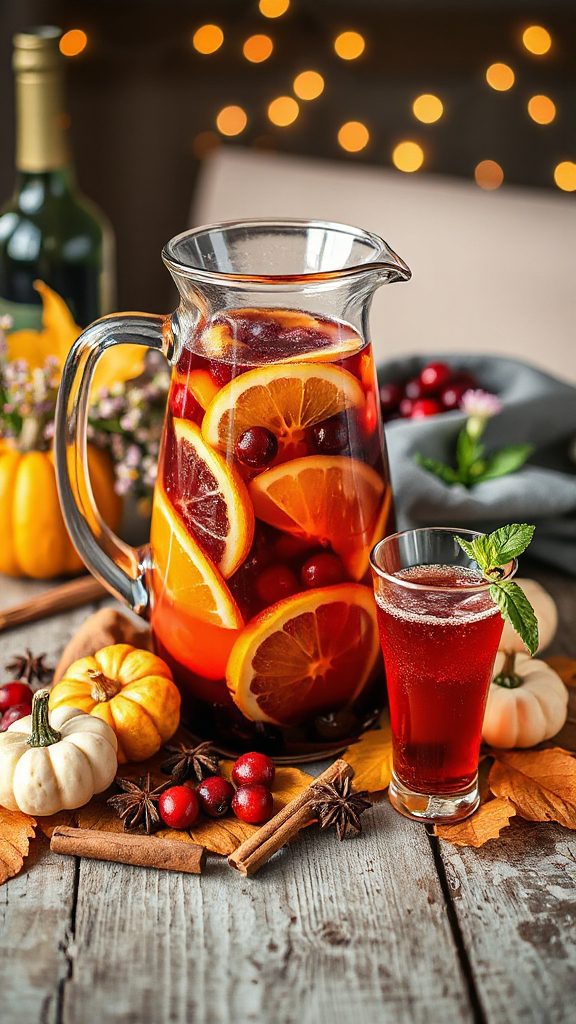 autumn inspired sparkling sangria recipe autumn inspired sparkling sangria recipe