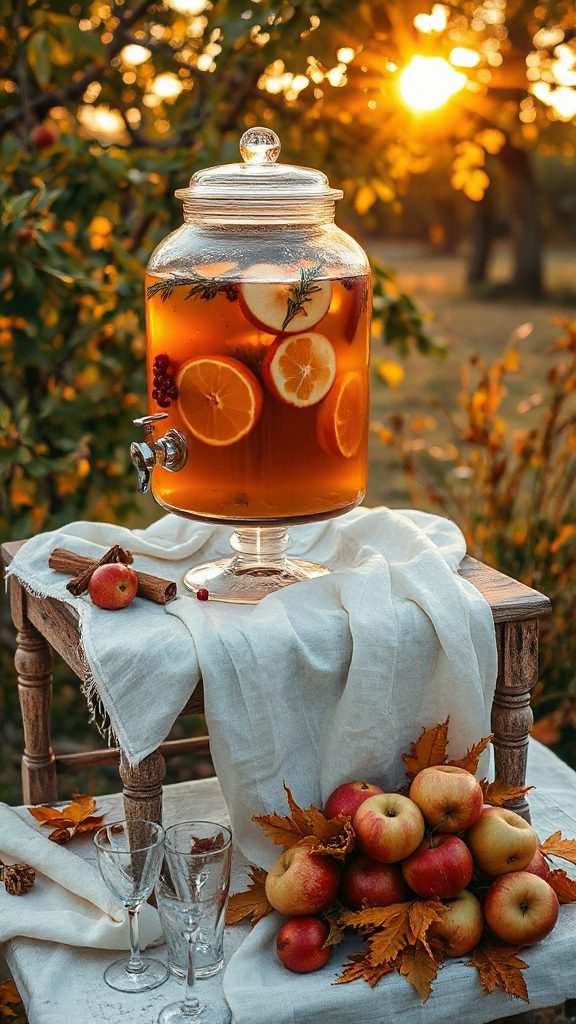 autumn inspired spiced cocktail