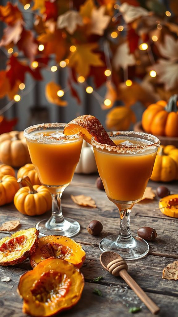autumn inspired squash cocktail recipe