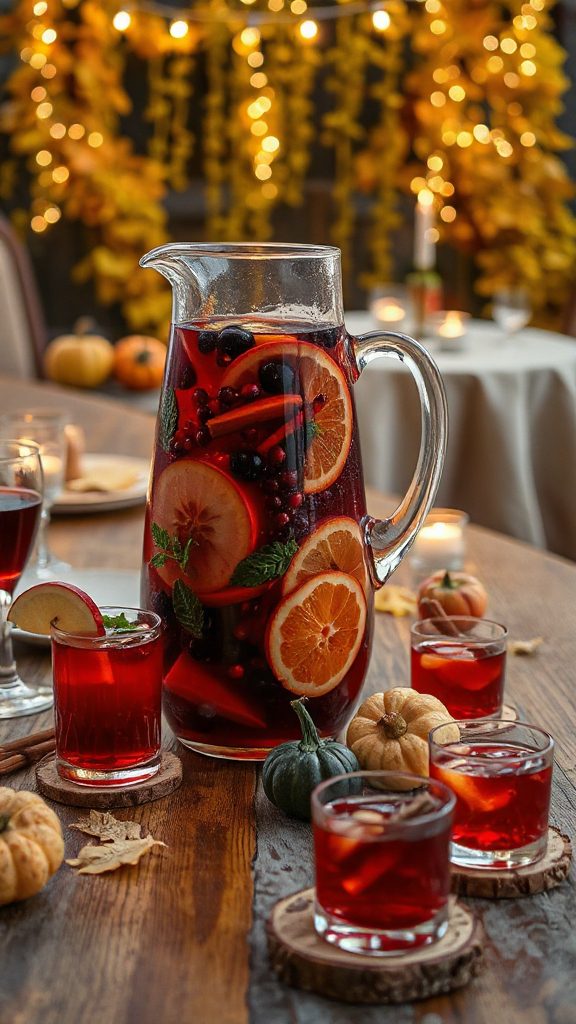 autumn inspired vodka sangria recipe