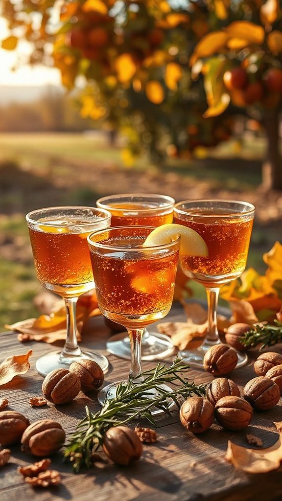 autumn inspired walnut cocktail autumn inspired walnut cocktail
