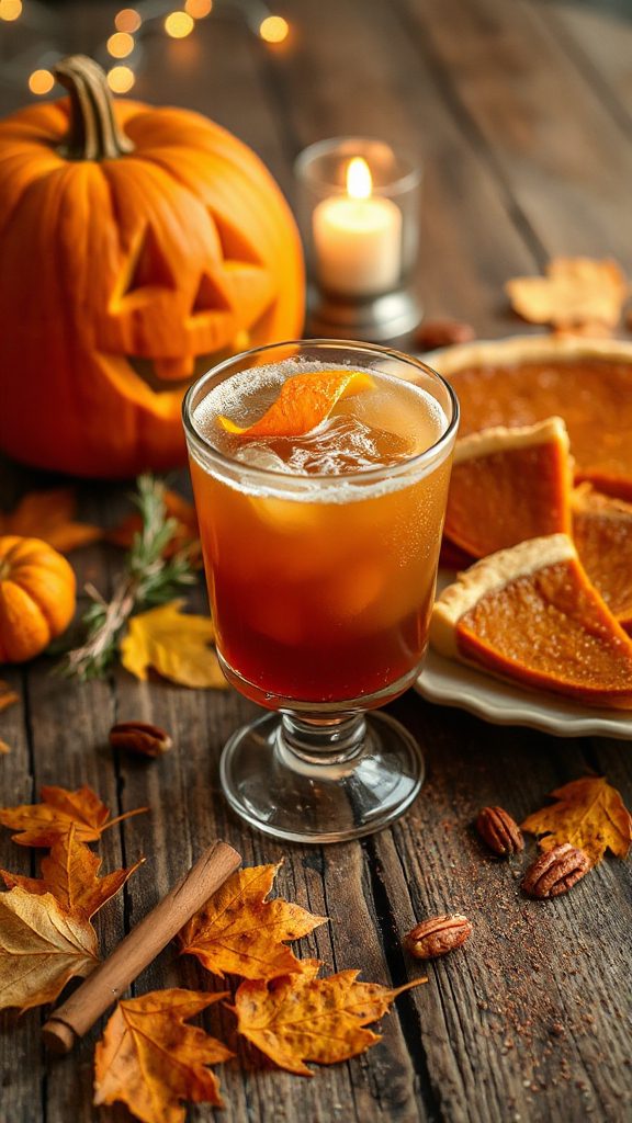 autumn inspired whiskey cocktail delight