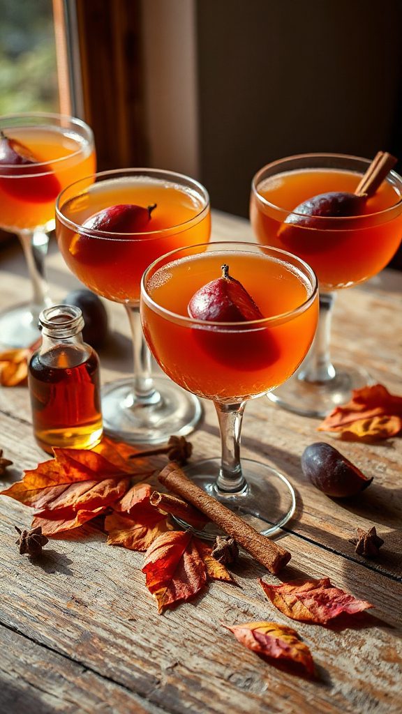 autumn inspired whiskey cocktail
