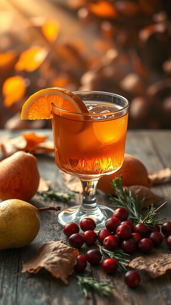 autumn inspired whiskey cocktail recipe